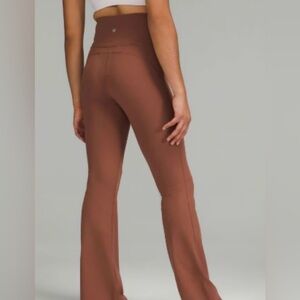 Lululemon Align Super High-Rise Nulu Flared Pants Regular, Brown, Size 6